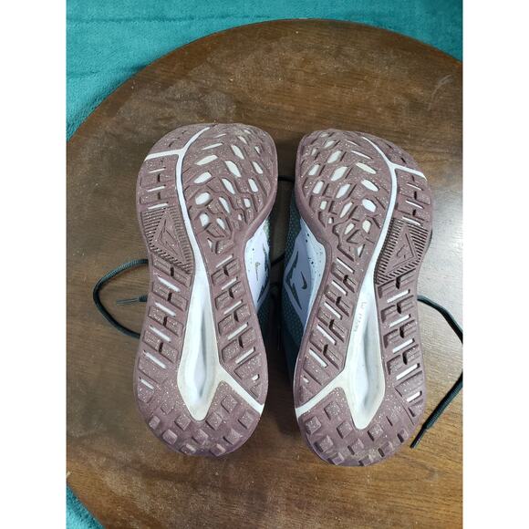 Nike React Pegasus Trail 4 GTX Shoes Womens 7.5 Gray Orange Waterproof Running - Picture 11 of 13